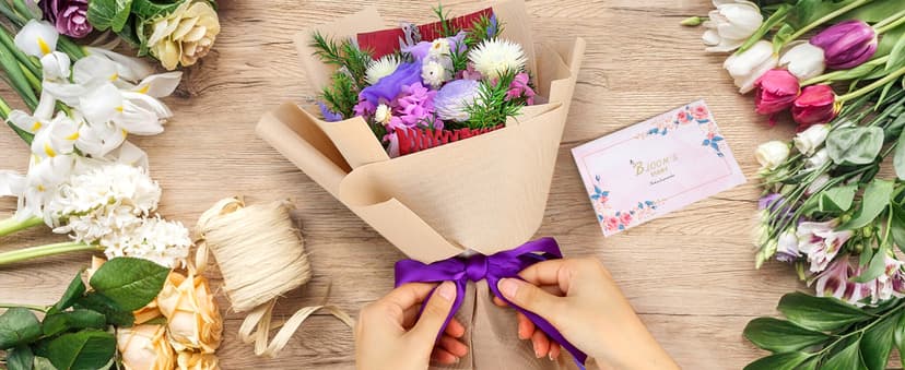 Preserved Flowers Bouquet, Flowers for Delivery Prime, Birthday Gifts for Women, Wife, Mother, Her (Purple)