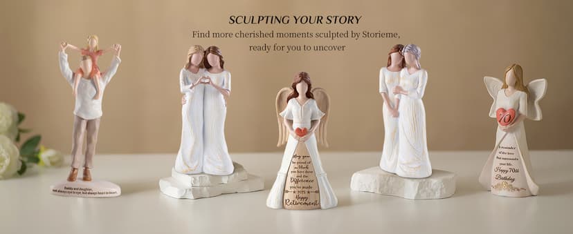 Sister Figurines - Best Friends Gifts for Women, Bestie Friendship Christmas & Birthday Gift