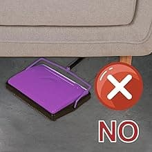 Yocada Carpet Sweeper Cleaner for Home Office Low&Undercoat Carpets Rugs Pet Hair Dust Scraps Paper Small Rubbish Cleaning with a Brush