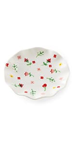 HOME SMILE Ceramic Ring Dish Jewelry Tray for Mom Sister Friends