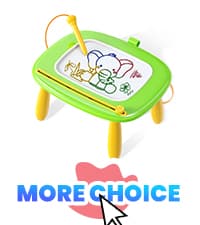 Toddlers Toys Ages 1-3, Magnetic Drawing Board, Doodle Board Pad Learning and Educational Toys for 18 Months Baby 1-3 Yr Kids Birthday Gifts - Blue