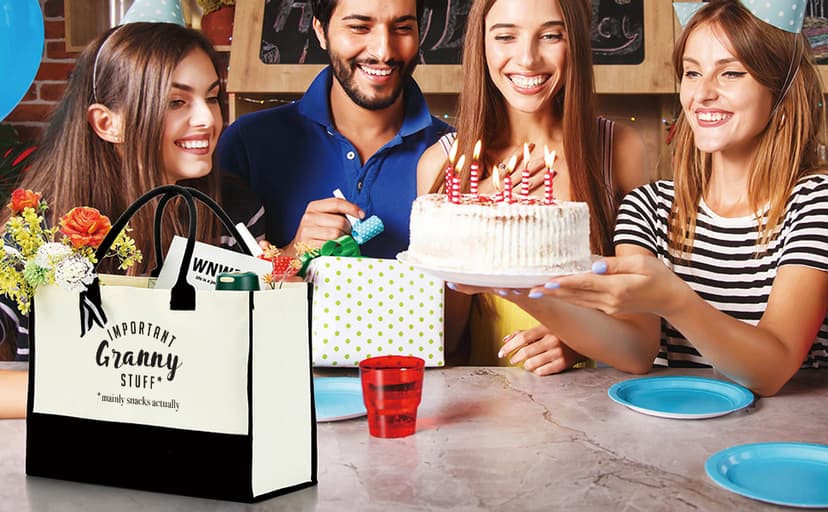 FORBIDDEN PAPER Gifts Tote Bag Important Stuff Tote Gift Gifts Birthday for Shopping Bag Grocery Bag Utility Tote