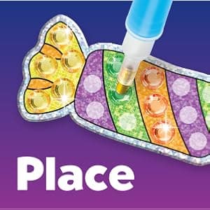 Creativity for Kids Halloween Big Gem Diamond Painting Kit | Create 13 Spooky Stickers & 2 Suncatchers with 1000+ Colorful Gems | Fun for Parties, Gifts & Seasonal Décor (Ages 6+)