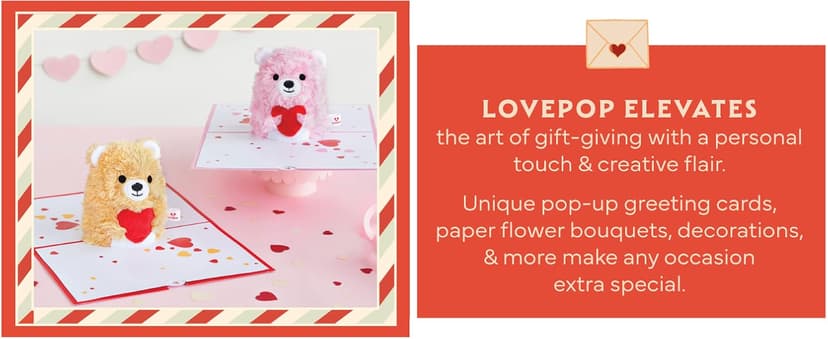 Lovepop Valentines Day Card for Her, Him - 3D Star Wars Greeting Pop-Up Cards - YouR2 Cute - 5" x 7" - Blank Notecard & Envelope Included