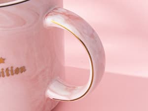 Biching 80th Birthday Gifts for Women, 14oz Pink Coffee Mug with Gold Pattern, Best Gifts for 80 Year Old Grandma, Mom, Sister, Friend, Fabulous 80 Limited Edition, 1943 Birthday Gifts for Women.