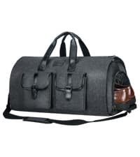 UNIQUEBELLA Convertible Garment Bag for Travel Carry on Garment Duffel Suit Bag with Shoe Compartment Weekend Flight Bag for Men