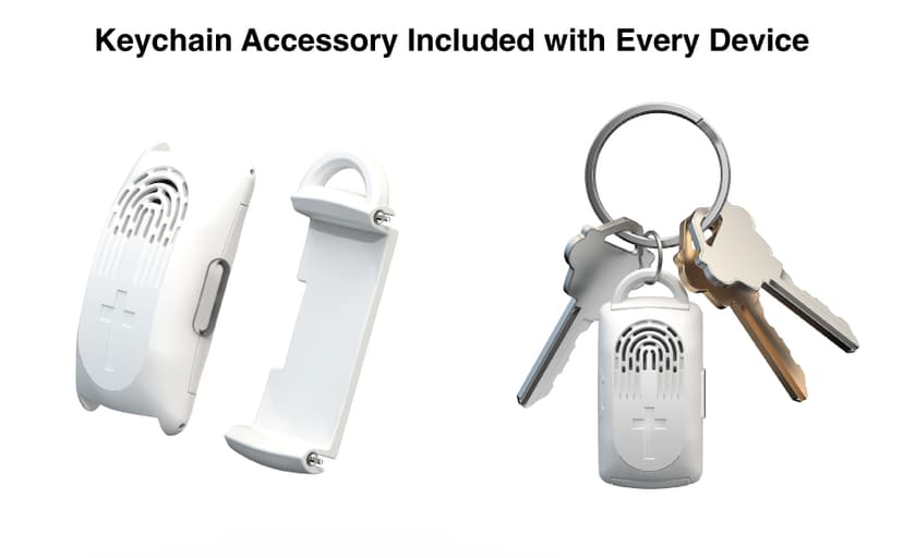 LIAISE Wearable Audio Wrist Band, WWJD Bracelet and Audio Bible, 300+ Verses from NIV, Jesus Bracelet Speaker, Christian Wristband, Christian Gifts for Men, Christian Gifts for Woman (White)