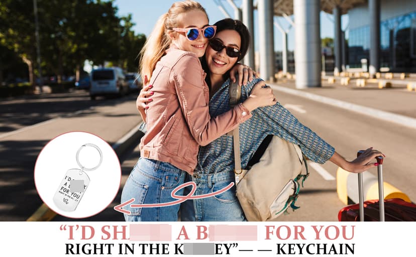 Best Friend Birthday Gifts for Women Friendship Gifts for Women Funny Best Friend Gift for Woman Bestie Gift for Woman Bff Bestfriend, Coffee Mug Makeup Bag Keychain Card