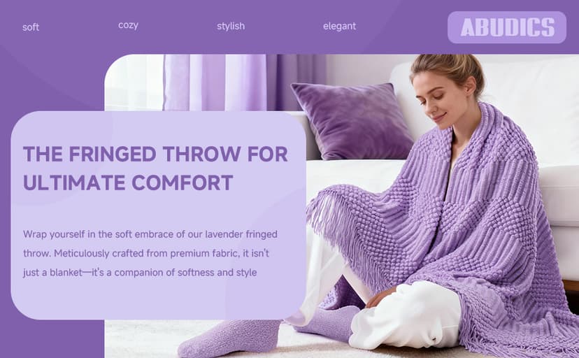 Christmas Gifts for Women, Self Care Get Well Soon Gifts, Lavender Relaxing Spa Gift Basket Care Package w/Blanket, Mothers Day Valentines Birthday Gifts for Mom Grandma Wife Girlfriend Sister Friends