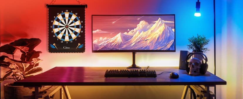 Gitus Magnetic Dart Board Indoor Outdoor Games for Kids with 12 Darts, Gifts for Teenage Boys Teen Boy Gift Ideas Gifts for Boys 8 9 10 11 12 13 14 Years Old Game Room Decor