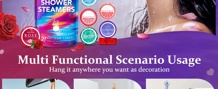 Shower Steamers Aromatherapy - 21Pcs Birthday Gifts for Women, Wife, Mom, Essential Oil, Nasal Relief, Self Care Home Spa Gifts for Woman, Elephant Christmas Gifts for Adults, Women, Teachers, Her