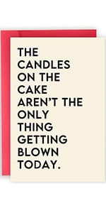 Funny Birthday Gifts for Men Him, Humorous Bady Card for Husband Boyfriend, Adult Men Gifts for Birthday