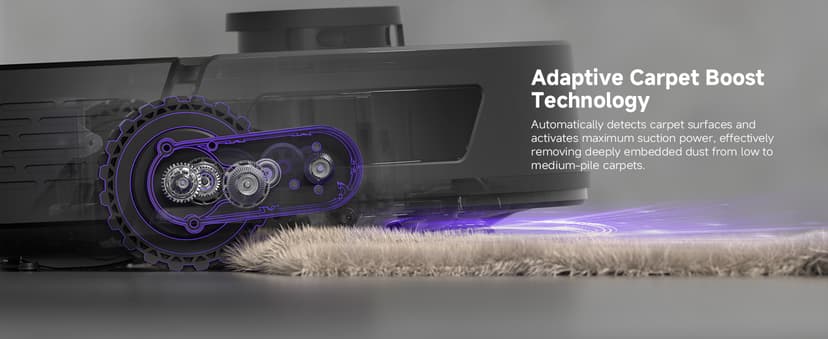 MONSGA Robot Vacuum and Mop Combo, 6000Pa Robotic Vacuum with 3.5L Self Emptying Station, Lidar Navigation Robot Vacuum Cleaner, 180mins Runtime, APP/Remote/Voice Control, for Hard Floors and Carpets