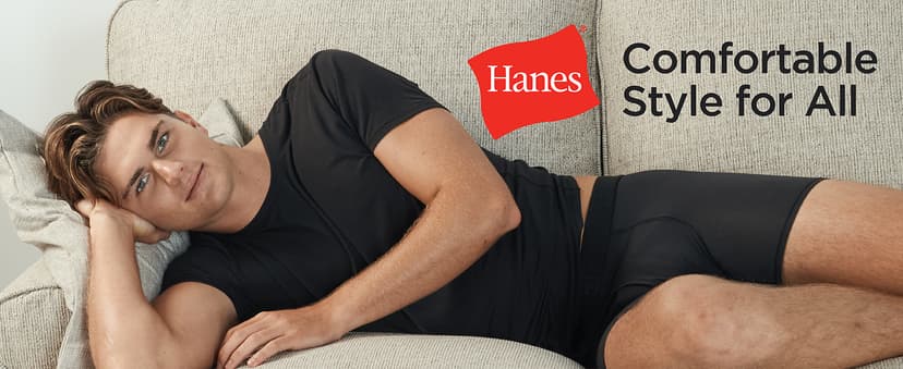 Hanes Packs, Stay-Tucked Soft Cotton, Best Undershirts for Men, White/Black/Asstd Multipacks