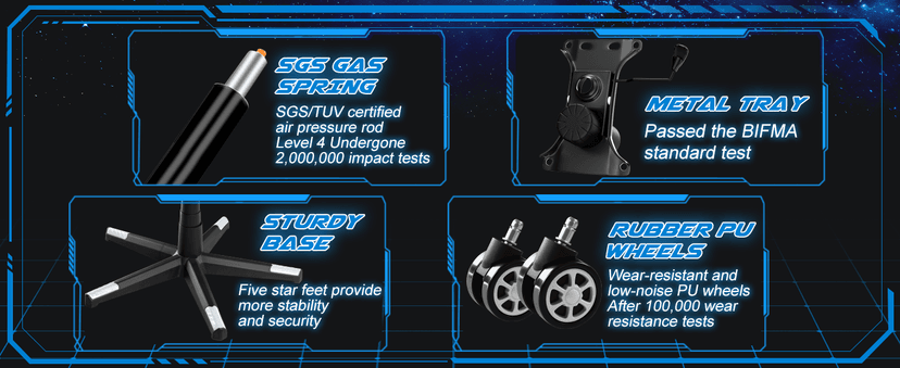 Homall Gaming Chair, Office Chair High Back Computer Chair Leather Desk Chair Racing Executive Ergonomic Adjustable Swivel Task Chair with Headrest and Lumbar Support (White)