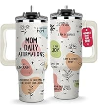 Cool Sister Club Tumbler 40Oz - Big Sis Gift Ideas, Funny Coffee Presents for Her, Cute Sibling Tumbler with Handle for Younger or Older Sisters, Birthday Gifts for Women and Teenage Sis