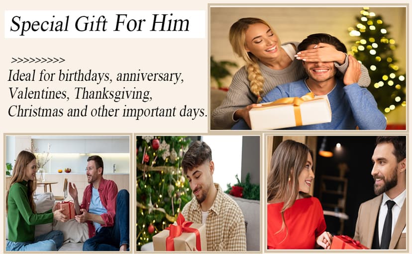 Fathers Day Gift for Dad, Papa, Boyfriend's Dad Bead Bracelet for Birthday, Christmas