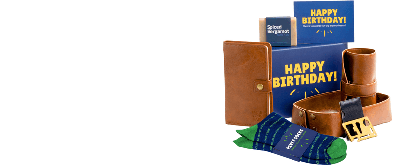 Man Box, Gift Box for Men- Birthday Gifts for Men, Mens Gift Basket, Gifts for Him- Cool Camping Gift Sets for Guys, Son, Brother, Boyfriend, Dad, Husband, Male, Friend