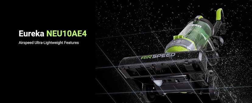 Eureka Airspeed Ultra-Lightweight Compact Bagless Upright Vacuum Cleaner, NEU10AE4, Green