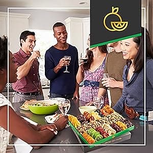 Holiday Christmas Dried Fruit & Nuts Gift Basket - Extra Large Selection of 18 Food Tray - Assorted Food Gift Box for Christmas, Holiday, Family, Sympathy, Men & Women.