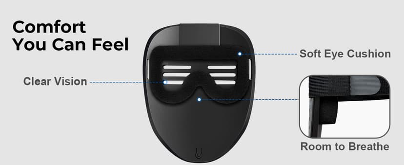 QAQ LED Mask Light Up Mask with Gesture Sensing, Cool Stuff Toys Gifts for Boys Girls, Cool Toys Gifts for Halloween Costumes Christmas Birthday Party