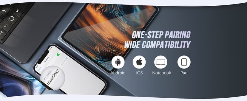 MUSICOZY Sleep Headphones, Bluetooth 5.4 Sleep Mask Headband Headphones Sleeping Eye Mask, Wireless Music Earbuds Earphones with HD Stereo Speakers for Side Sleepers, Cool Gadgets Unique Gift