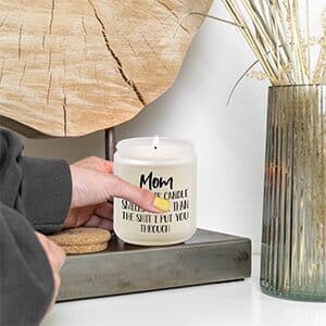 Gifts for Mom from Daughter Son, Mothers Day Birthday Christmas Thanksgiving Gifts for Mom,Stepmother Adoptive Mother, Lavender Scented Candle