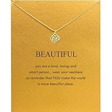 Baydurcan Friendship Anchor Compass Necklace Good Luck Elephant Pendant Chain Necklace with Message Card Gift Card