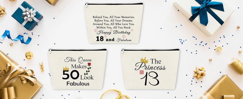 Sazuwu Godmother Aunt Gifts Godmother Gifts from Godchild Baptism Makeup Bag Aunt Christian Proposal Cosmetic Bag Birthday Christmas Mother’s Day Present Travel Pouch