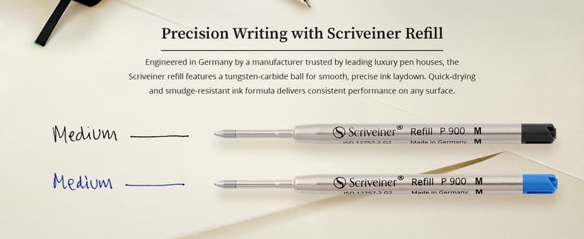 Waterman Expert Ballpoint Pen, Gloss Black with Chrome Trim, Medium Tip, Blue Ink, Luxury Pen in Gift Box - Supreme Writing Comfort, Signature Style, Polished, Professional