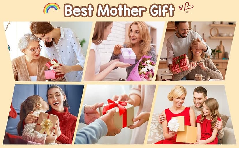 Gifts for Mom, Birthday Gift for Mom, Handmade Crochet Flowers Sunflower for Home Office Desk Decoration, I Love You Gifts for Moms Mama from Daughter Son Kids, Mothers Day, Xmas Present Idea