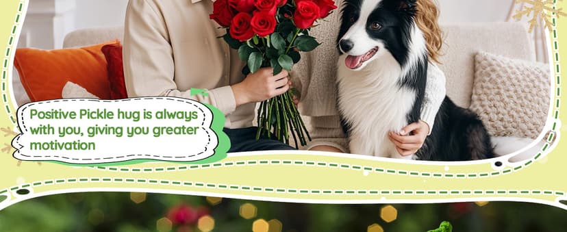 I Love You Gifts for Her, Him, Wife, Husband, Couple, Romantic Gifts for Boyfriend Girlfriend, Anniversary Perfect Gifts for Women Men, Handmade Crochet Pickle