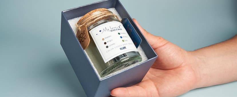 BLIEVE BLIEVE- Bible Verse Jar, Read Me When Bible Verses Jar For Daily Encouragement, Inspirational Prayer & Reflection, Christian Gifts For Women and Men, Religious Graduation Gifts (Men)