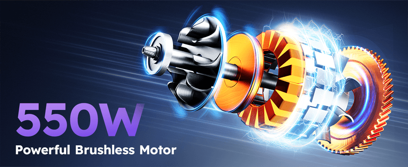 Cordless Vacuum Cleaner,Upgraded 550W 45KPA 60Mins Vacuum Cleaners for Home,Self-Standing Stick Vacuum with LED Display,8 in 1 Lightweight Anti-tangle Wireless Vacuum for Pet Hair Carpet Hard Floors