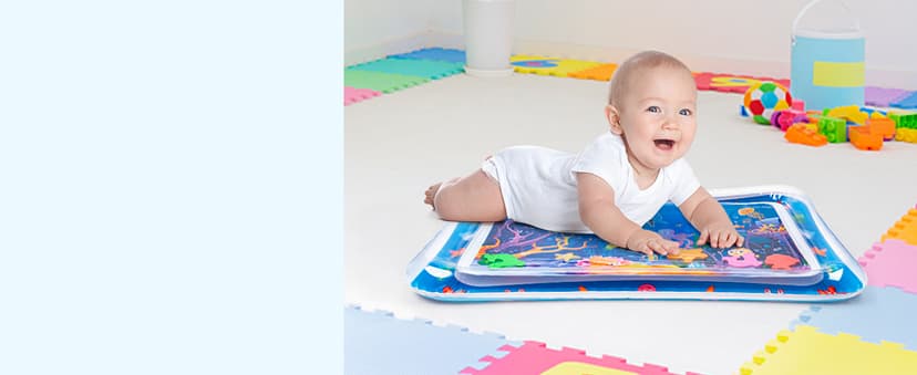 Tummy Time Water Mat丨Inflatable Tummy Time Water Play Mat for Babies, Infants and Toddlers 3 to 12 Months Promote Development Toys Baby Gifts