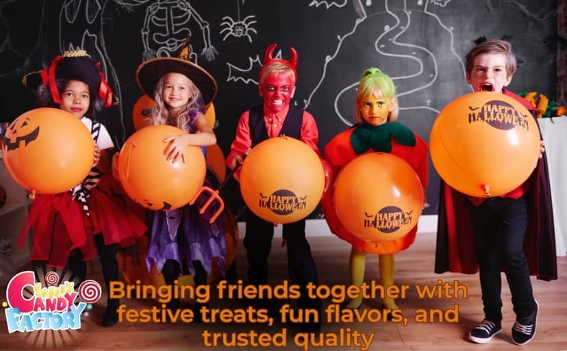 Halloween Assorted Pumpkin Bucket (44 Count) Filled with Candies, Snacks, Cookies and more, Treats for Family, Friends, Kids, Boys and Girls