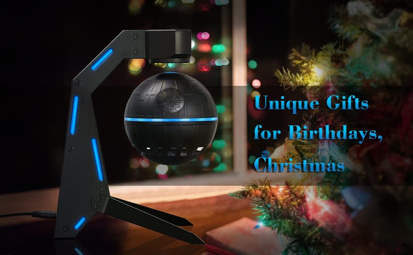 Magnetic Levitation Bluetooth Speaker,Playing Music and Floating in The air,with 5W Louder Sound,Bluetooth 5.1,Cool Tech Gadgets for Men,Unique Gifts for Home Office Decor
