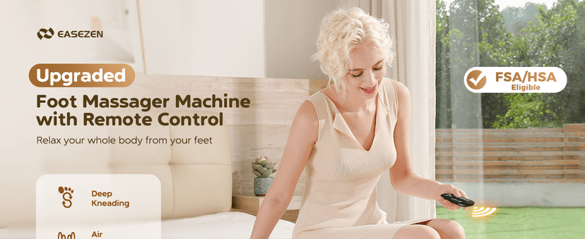 Shiatsu Foot Massager Machine with Heat, 2025 Upgrade Deep Kneading, Full Foot Massager with Remote for Plantar Fasciitis, Neuropathy, Birthday Gifts for Women Mom Men Dad, Up to Foot Size 14