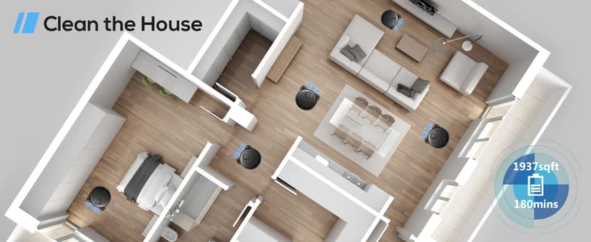 Robot Vacuum and Mop Combo, 2 in 1 Mopping Robotic Vacuum Cleaner with Schedule, Wi-Fi/App/Remote, Strong Suction, Self-Charging, Slim, Ideal for Hard Floor, Pet Hair, Low-Pile Carpet