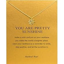 Baydurcan Friendship Anchor Compass Necklace Good Luck Elephant Pendant Chain Necklace with Message Card Gift Card