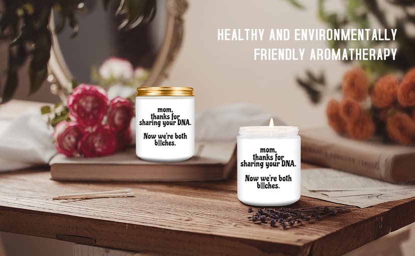 Funny Birthday Gifts for Mom,Mom Gifts from Daughter Son,Unique Mothers Day Thanksgiving Christmas Gift Lavender Scented Candles for Women