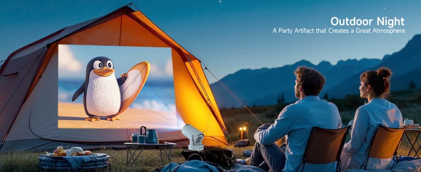 Mini Projector 4K support with WiFi 6 and Bluetooth 5.4, 5w Soundbase Speaker, Auto Vertical Keystone 180°Rotatable Portable Proyector for Home Bedroom Outdoor HY300Pro+