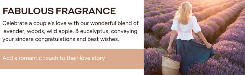 Engagement Gifts for Couples, Engagement Candle - 9oz Lavender Scented Soy Wax Candle, Engaged Gifts for Women, Bride to be, Fiance