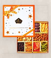 Cerez Pazari Baklava Pastry Gift Set - Turkish Baklava Pastry With Nuts & Spices - Baklava Gift Box From Turkey - Pastry, Halal Snacks - Assorted 45-48 Pieces Per Metal Dessert Box - 1.32 lbs