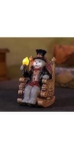 Miniature Frog Garden Statue Gifts Christmas Decorations Fairy Garden Accessories Outdoor Lights Solar Garden Frog Decor Art Housewarming Gift for Patio,Yard,Lawn Ornament,3.89"x2.36"x3.93