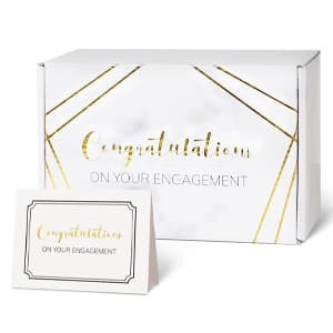 Engagement Gifts for Couples, Boyfriend and Girlfriend Wine Glass Engaged Gift Set with Wine Bag, Fiance Fiancee Gift for Him and Her Bride and Groom, Wedding Bridal Shower Gifts for Newlywed