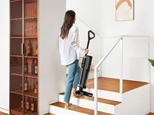 DREAME H12 PRO Vacuum Mop, Wet Dry Vacuum Cleaner for Hard Floor, Vacuum and Mop at The Same Time for Wet & Dry Messes, Auto Self-Cleaning, Edge to Edge Cleaning with Hot Air Drying