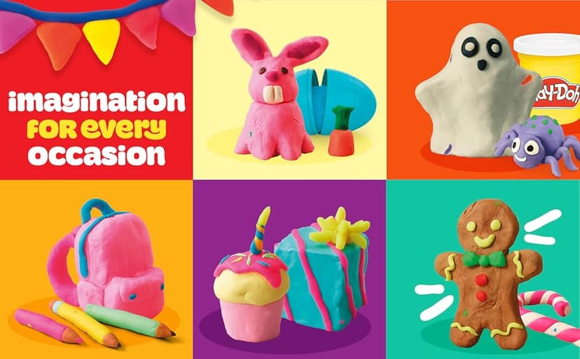 Play-Doh 30 Pack Spooky Colors, Individually Wrapped 1 Ounce Sticks for Halloween, Trick or Treat, or Fall Seasonal Arts & Crafts for Kids 2+