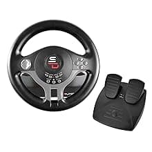 SUBSONIC Superdrive - SV250 Steering wheel with pedals and gearshift paddles racing wheel for nintendo Switch 2 - Switch - Ps4 - xbox Seie X/S, Xbox One - PC