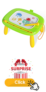 Kikidex Magnetic Drawing Board, Toddler Girl Toys for 1-2 Year Old, Doodle Board Pad Learning and Educational Toys for 1 2 3 Year Old Baby Kids Birthday Gift(Soft Pink)